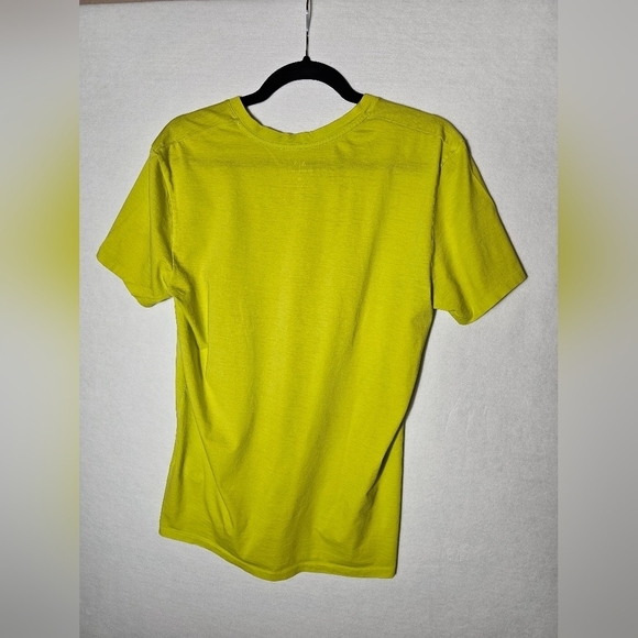 Armani Exchange Neon Green Unisex T-Shirt Size Medium - Picture 2 of 7